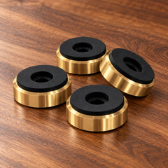 Brass feet