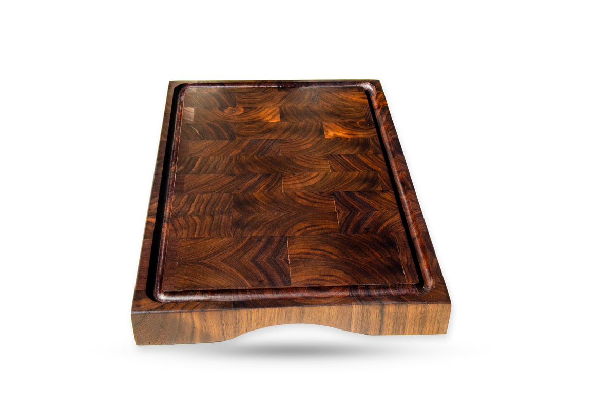 Daphne, a walnut end grain cutting board, additional product view