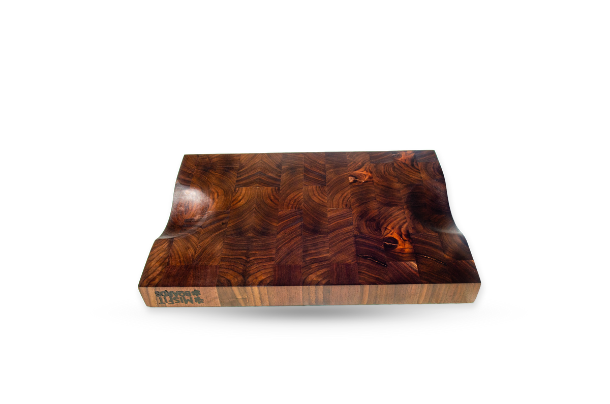 Daphne, a walnut end grain cutting board, additional product view