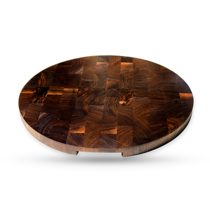 Enzo, a walnut end grain cutting board, main product view