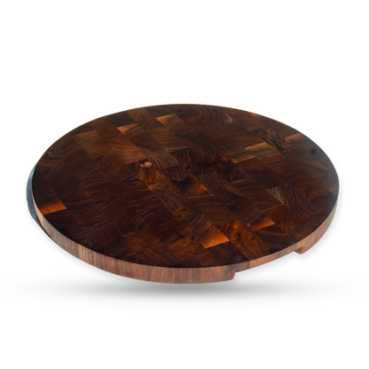 Enzo, a walnut end grain cutting board, additional product view