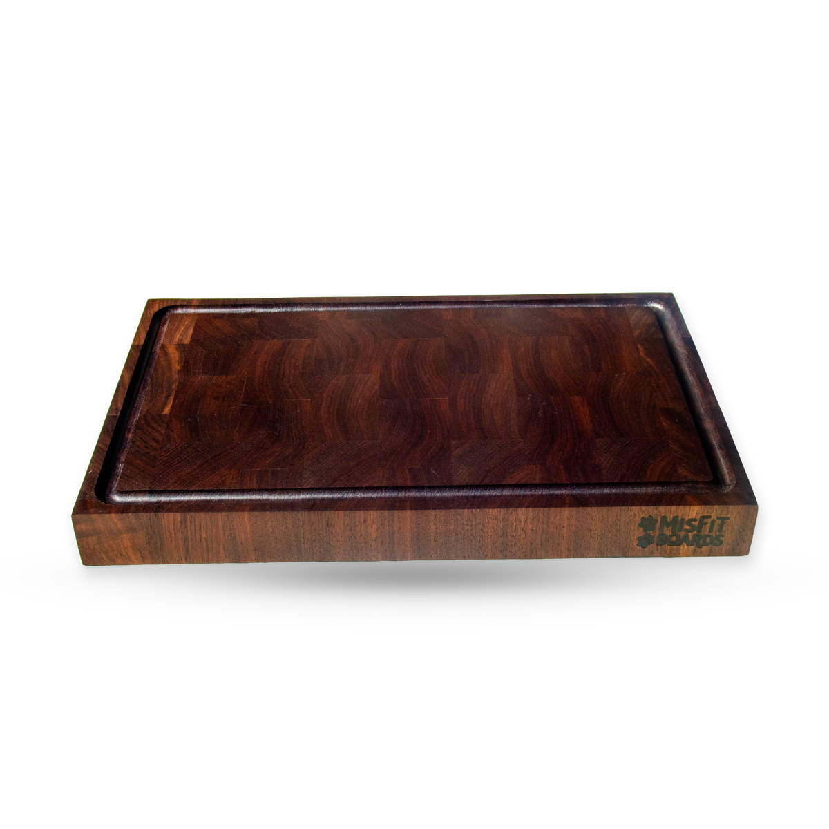Fergus, a walnut end grain cutting board, additional product view