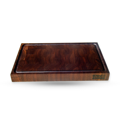 Fergus, a walnut end grain cutting board, additional product view