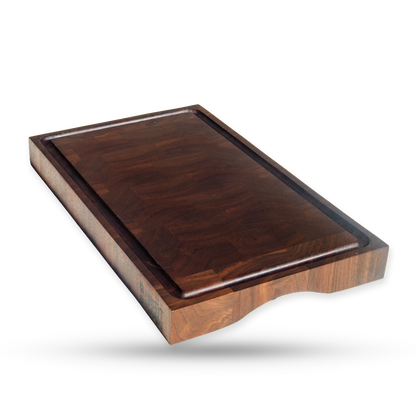 Fergus, a walnut end grain cutting board, additional product view