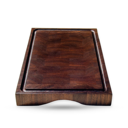 Fergus, a walnut end grain cutting board, additional product view