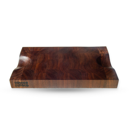 Fergus, a walnut end grain cutting board, additional product view