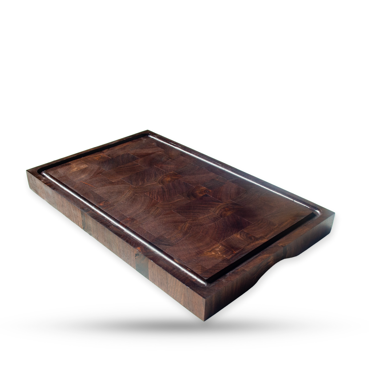 Frida, a walnut end grain cutting board, main product view