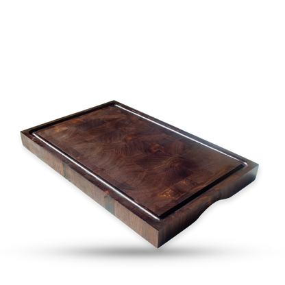 Frida, a walnut end grain cutting board, main product view