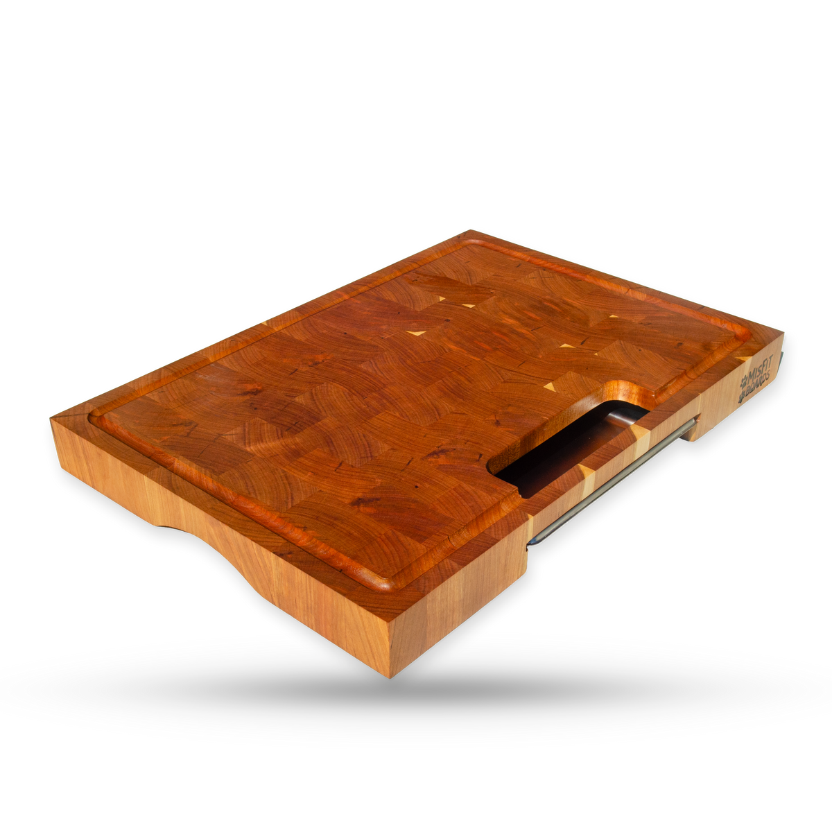 Hazel, a cherry end grain cutting board, main product view