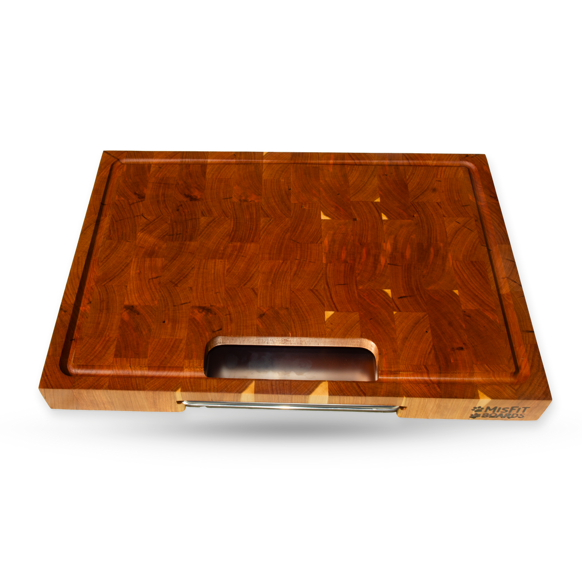 Hazel, a cherry end grain cutting board, additional product view