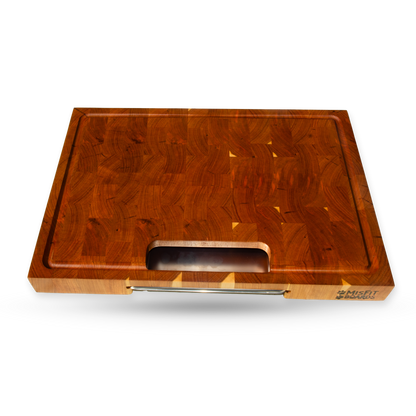 Hazel, a cherry end grain cutting board, additional product view