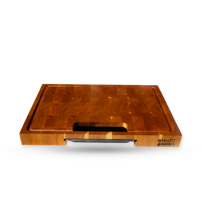 Hazel, a cherry end grain cutting board, additional product view