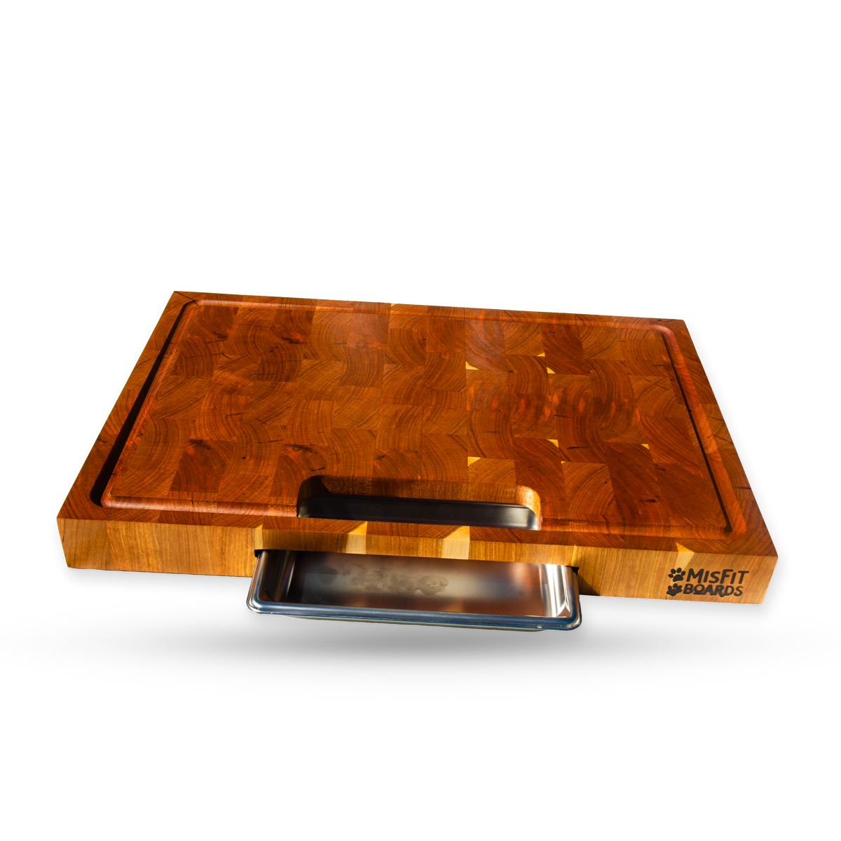 Hazel, a cherry end grain cutting board, additional product view