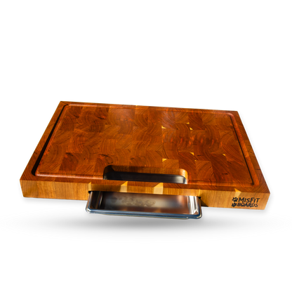 Hazel, a cherry end grain cutting board, additional product view