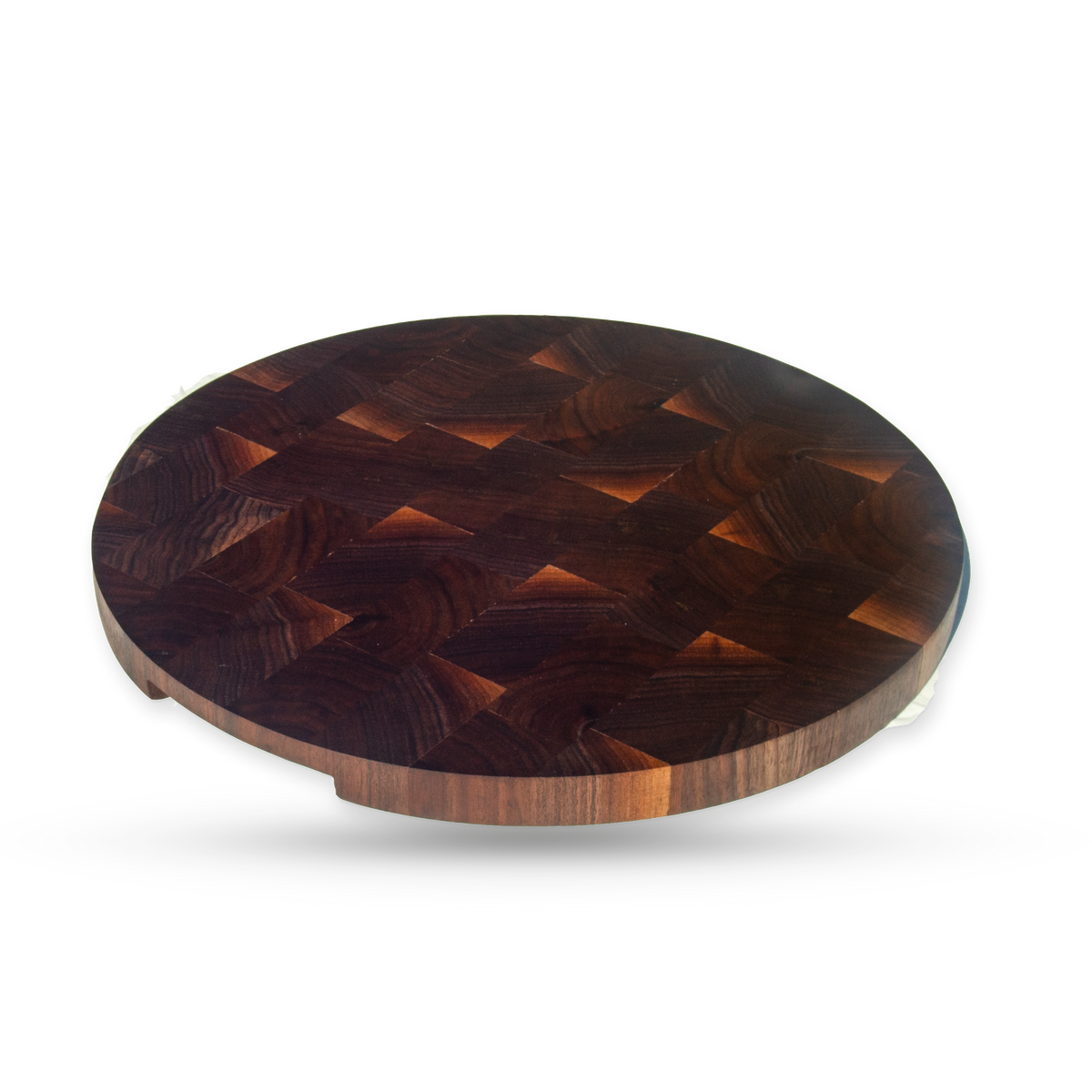 Luca, one of the twin walnut end-grain pizza boards, product view