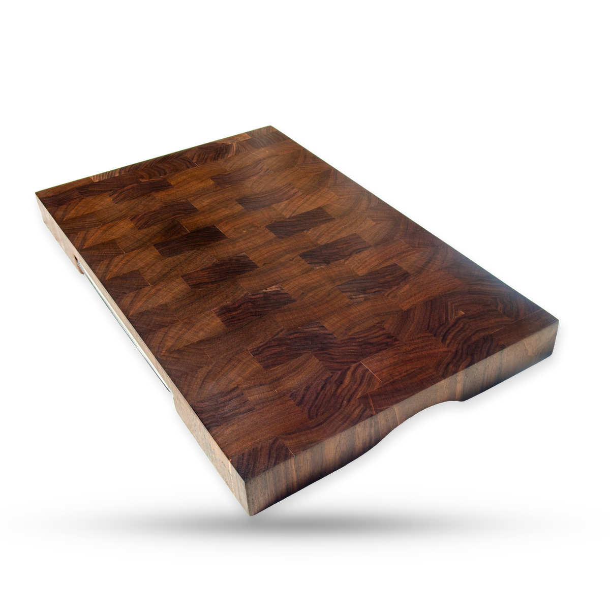 Magnus, a walnut end grain cutting board, additional product view