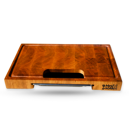 Maisie, a cherry end grain cutting board, additional product view