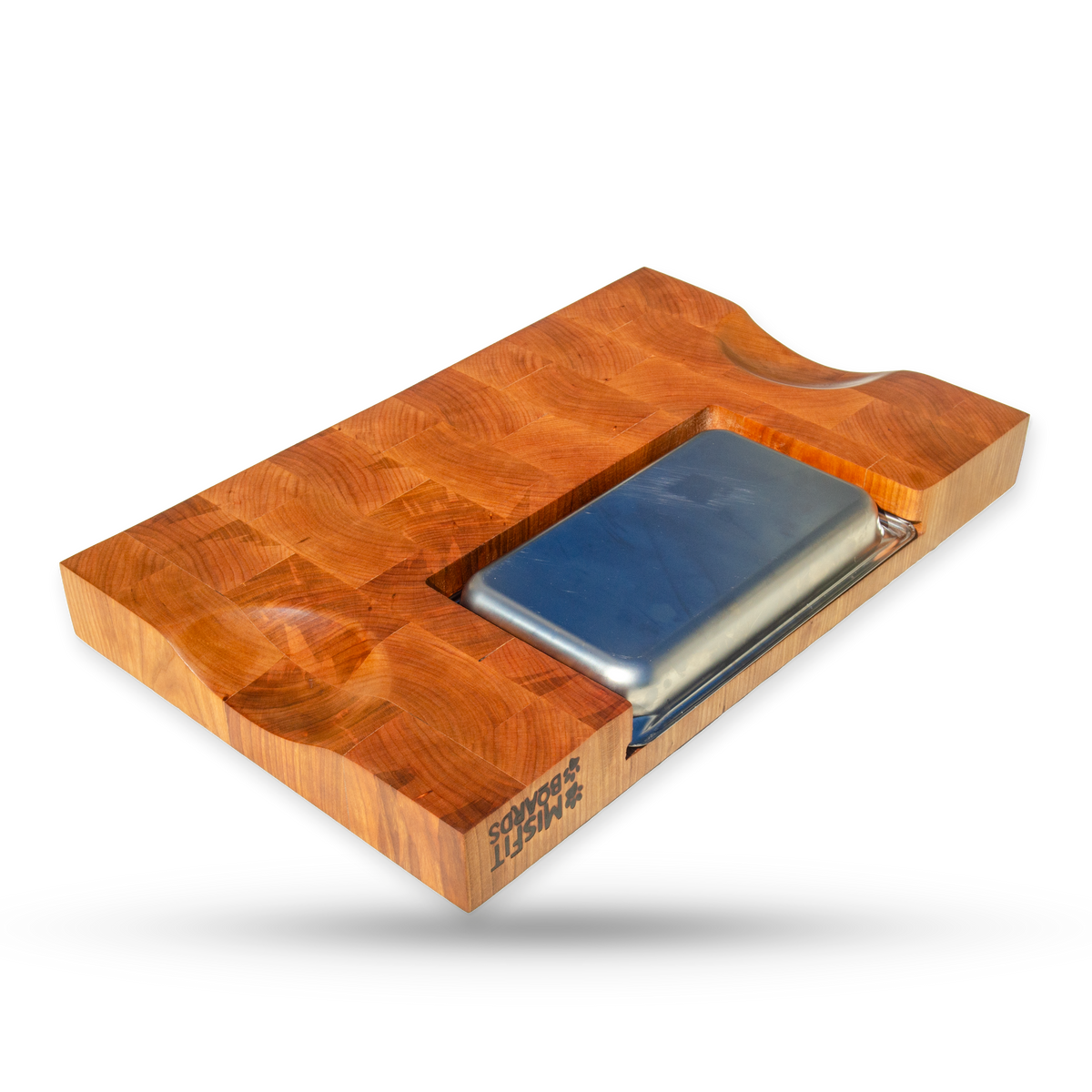 Maisie, a cherry end grain cutting board, additional product view