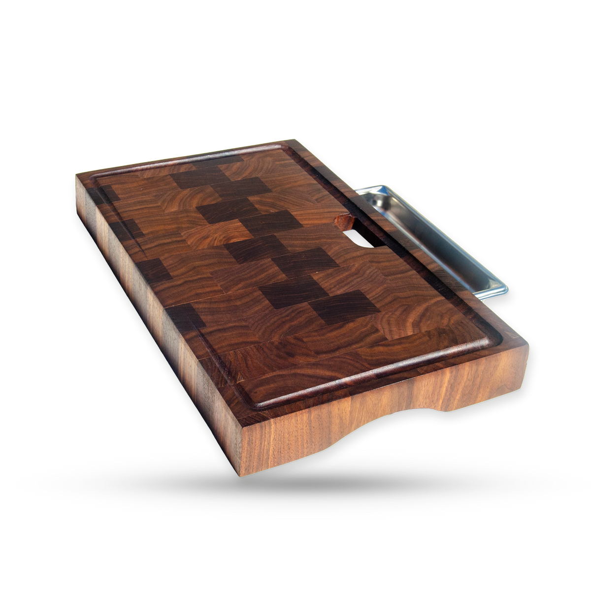 Nellie, a walnut end grain cutting board, main product view