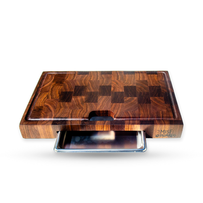 Nellie, a walnut end grain cutting board, additional product view