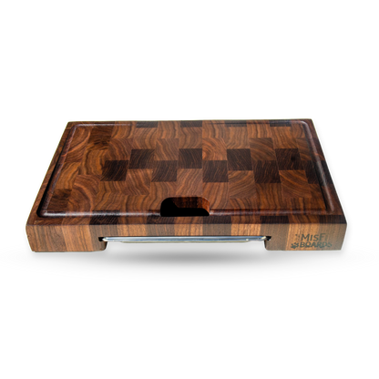 Nellie, a walnut end grain cutting board, additional product view