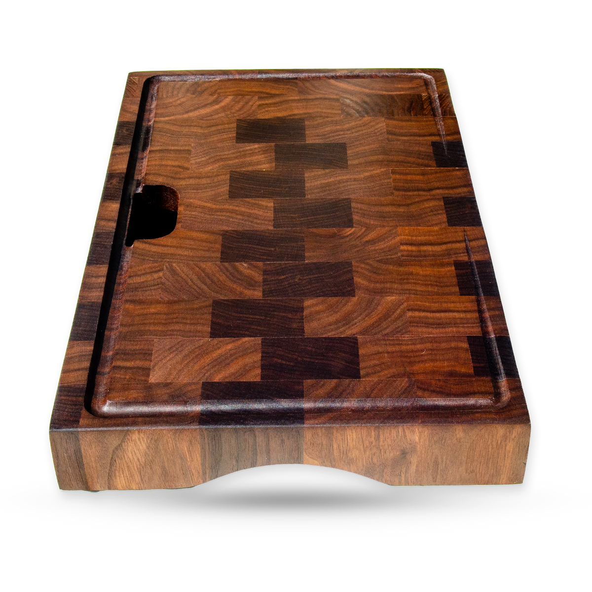 Nellie, a walnut end grain cutting board, additional product view