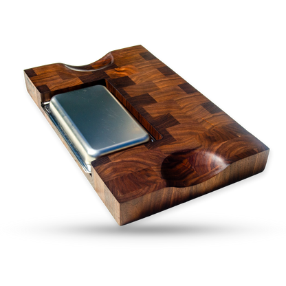 Nellie, a walnut end grain cutting board, additional product view