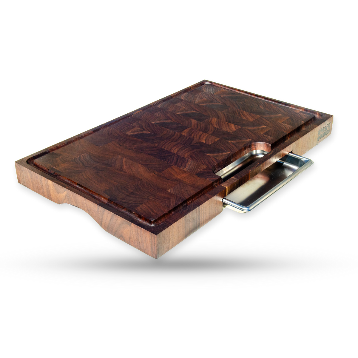 Winston, a walnut end grain cutting board, main product view